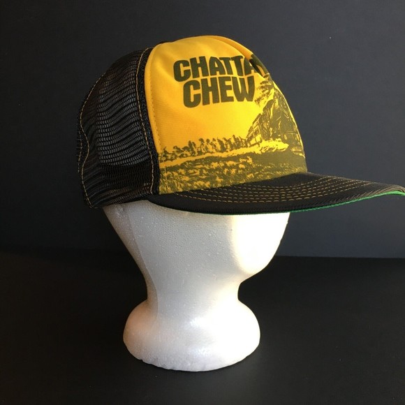 New VTG Chattanooga Chew Mesh Trucker Hat Snapback Polyfoam 7 1/4 -7 5/8 - Picture 1 of 16